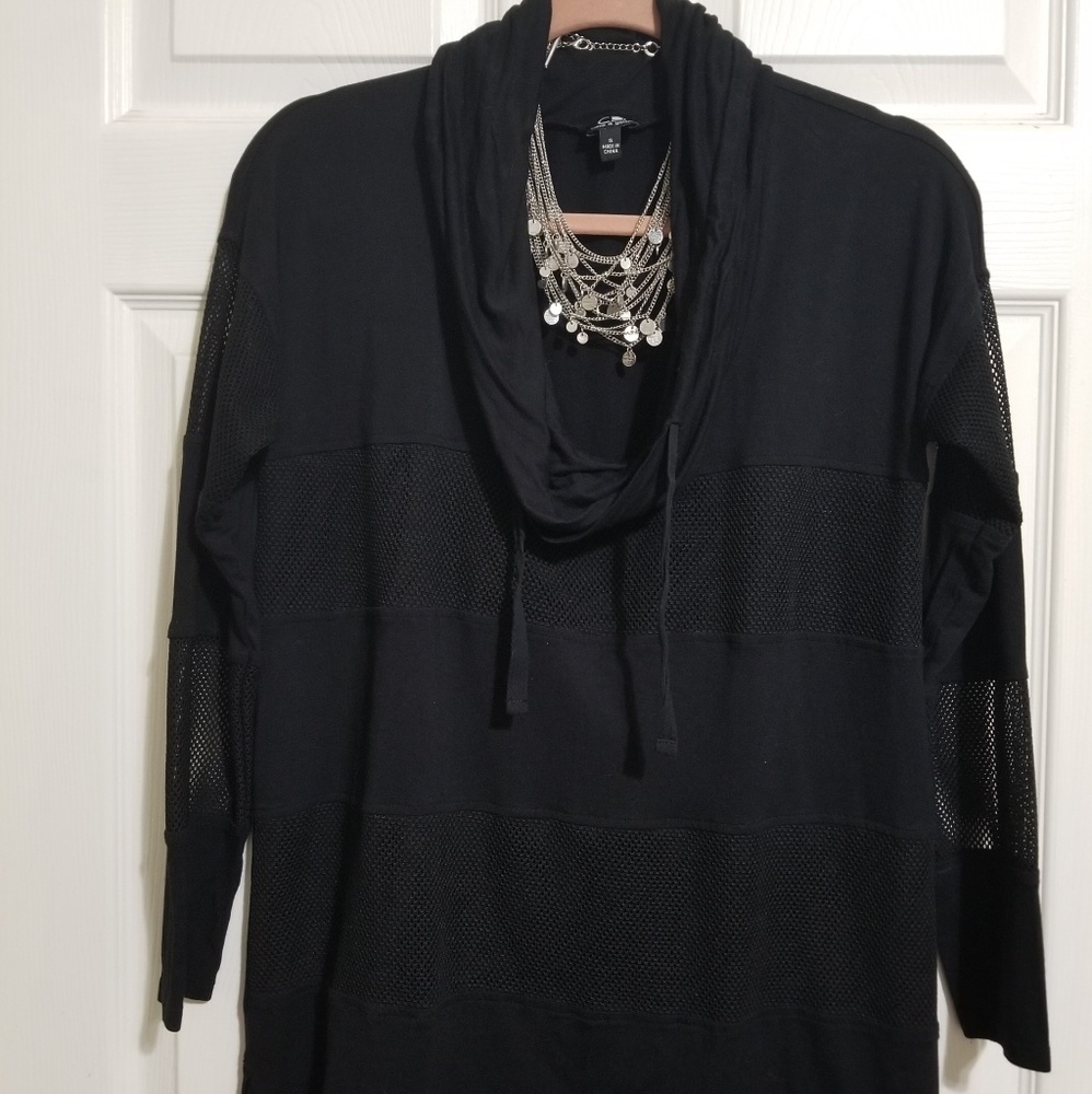 Long Sleeve Cowl Neck Top